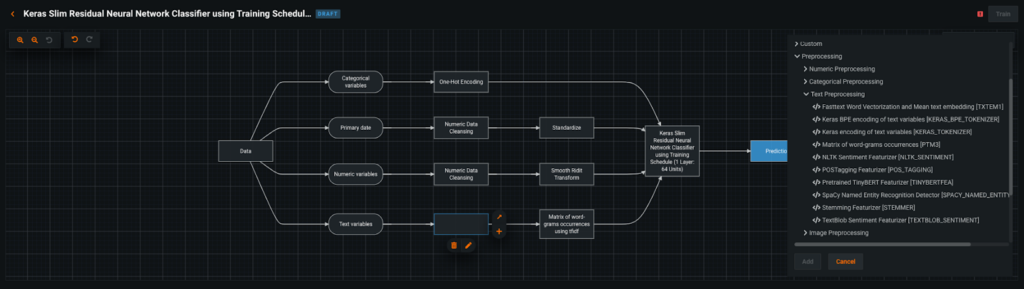 New Text Preprocessing Composable ML Tasks GA